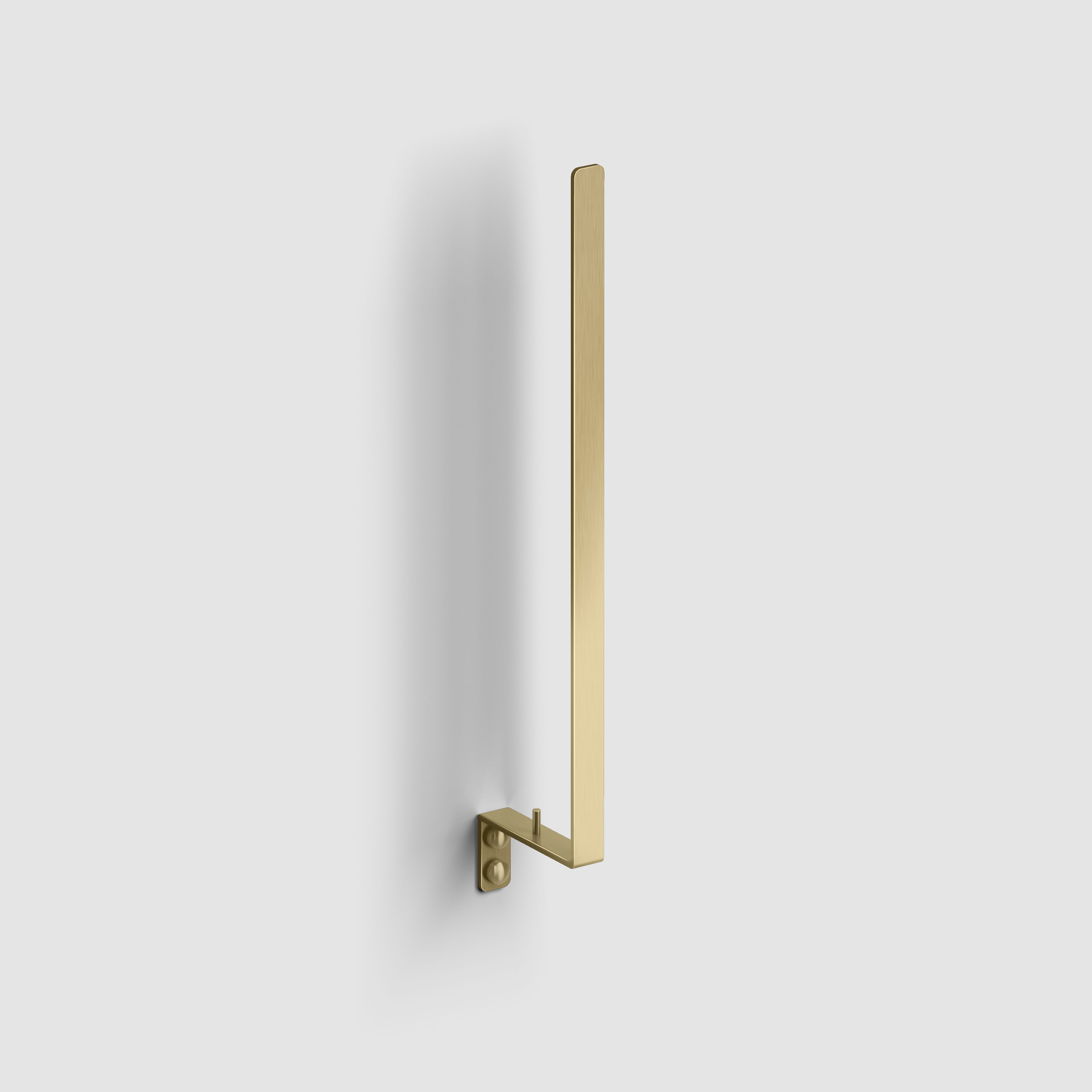 Clou Fold reserverolhouder t.b.v. 3 stuks, goud geborsteld PVD
